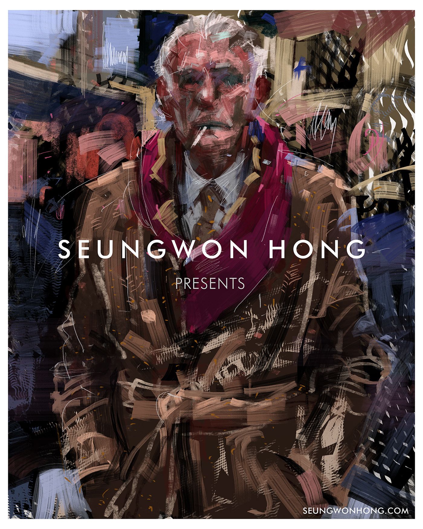 fashionillustration painting   mensfashion digitalpainting impressionism seungwonhong Style rough gentlemen Sartorial