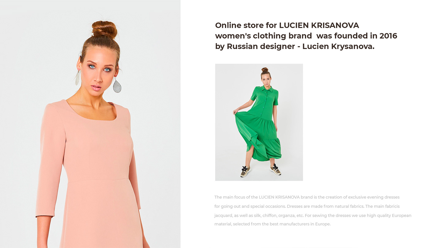 clothes e-commerce Fashion  interaction online store Responsive Design UI ux Web Design 