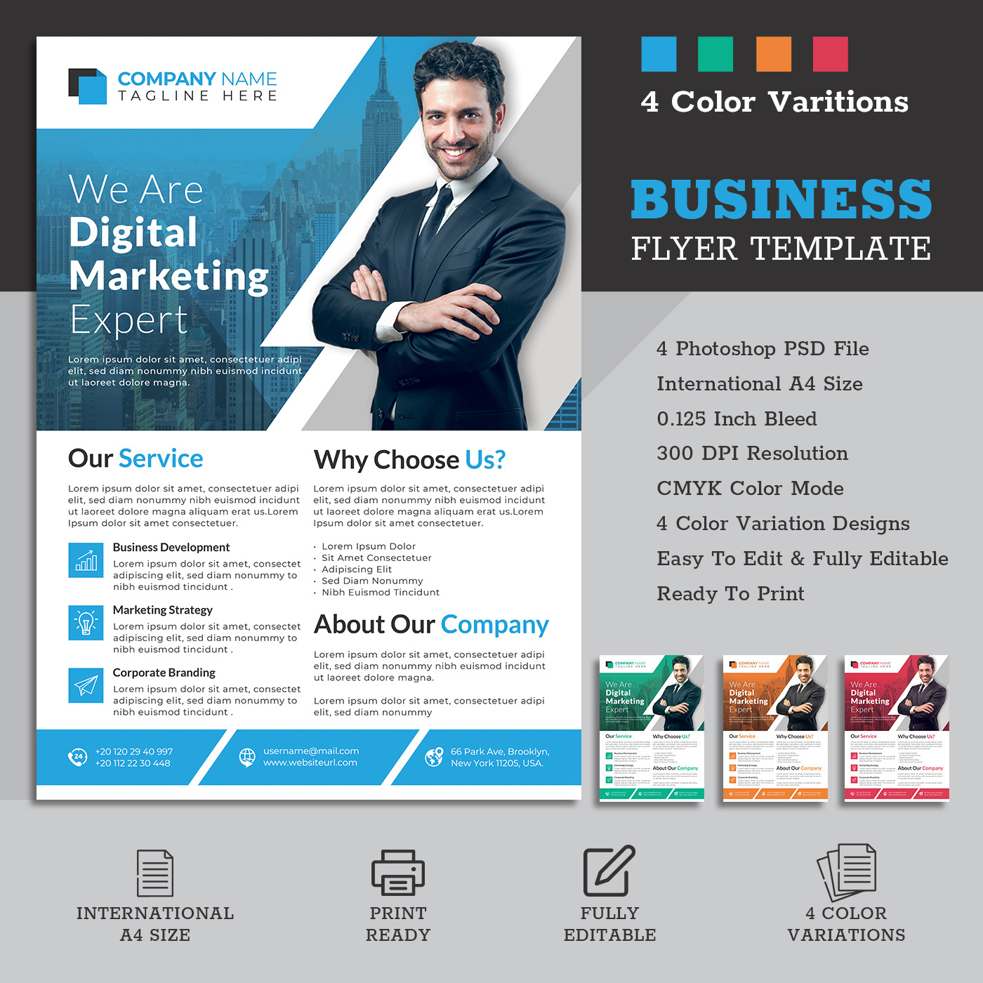 agency branding  business company corporate creative design digital flyer marketing  
