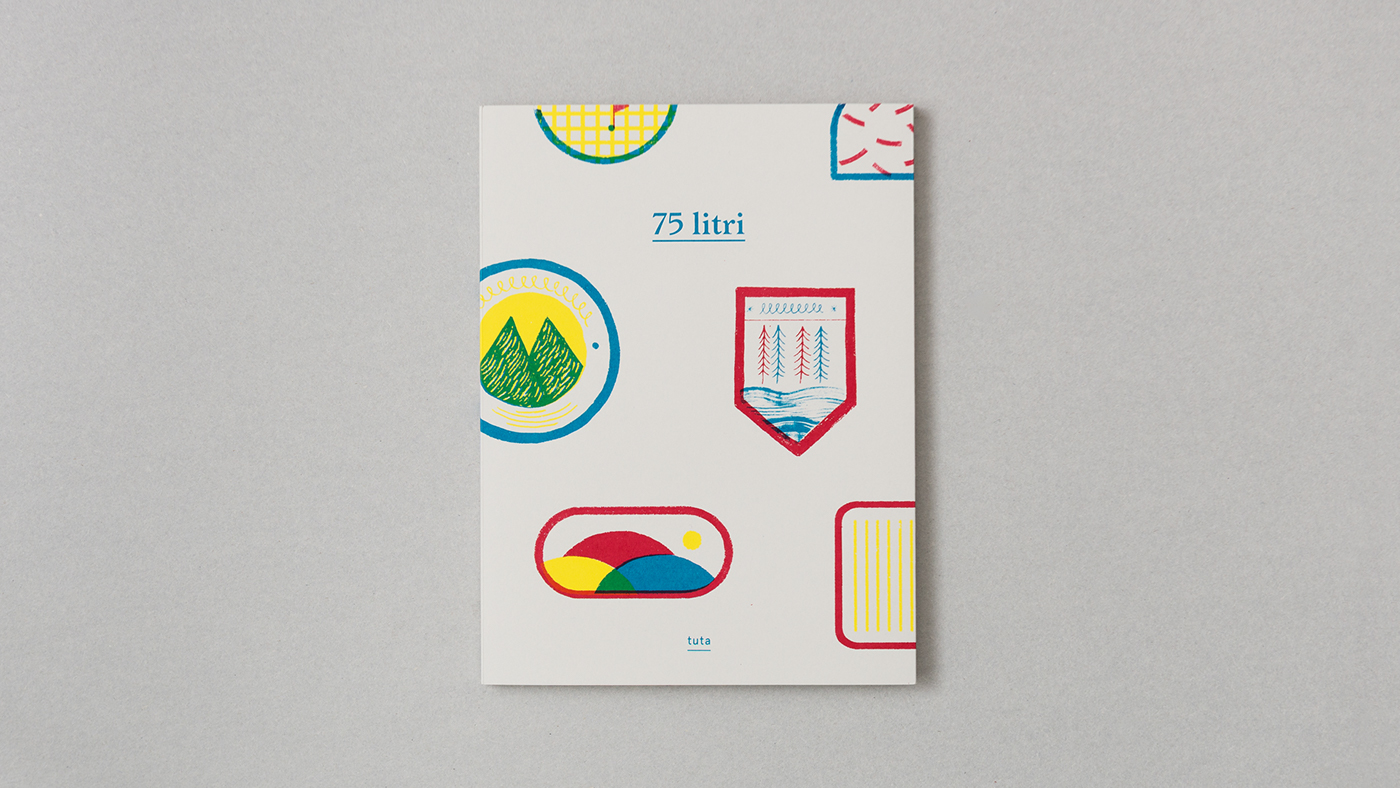 book risograph Printing Bookdesign graphicdesign ILLUSTRATION  Travel trip backpack