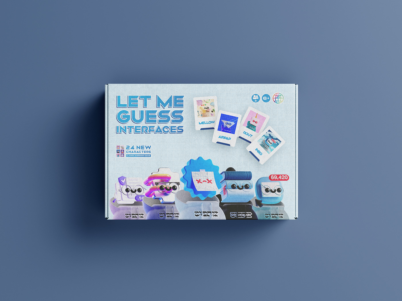 box Brand Design branding  card card game design game nft package design  Packaging