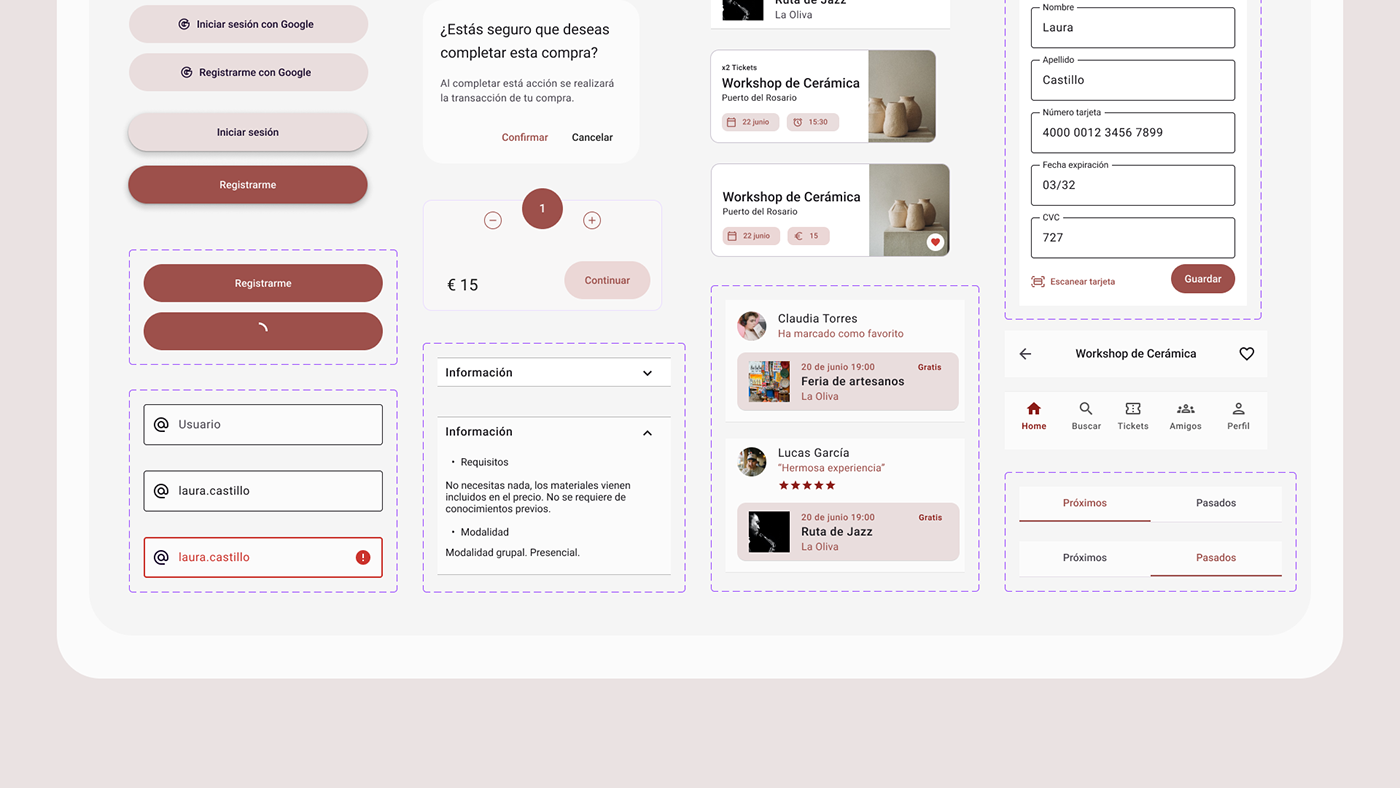 ux/ui prototype CaseStudy Mobile app Figma app design android material design coderhouse