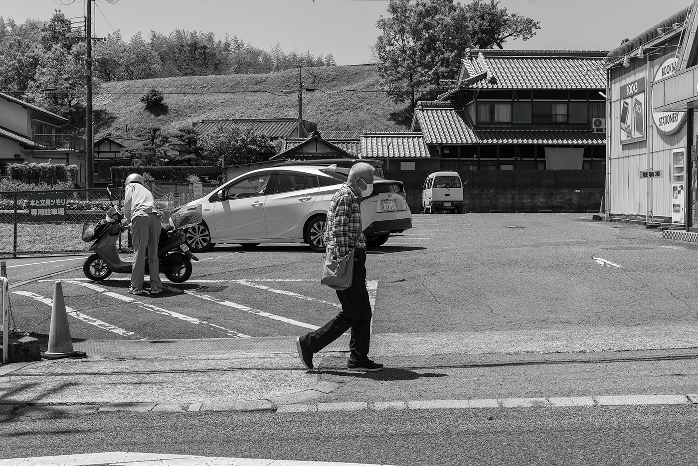 black and white countryside japan monochrome Nara Prefecture road Wakayama Prefecture