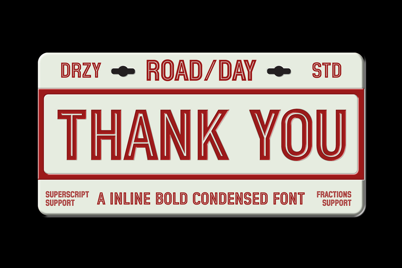 Roadbay – Inline Bold Condensed Font