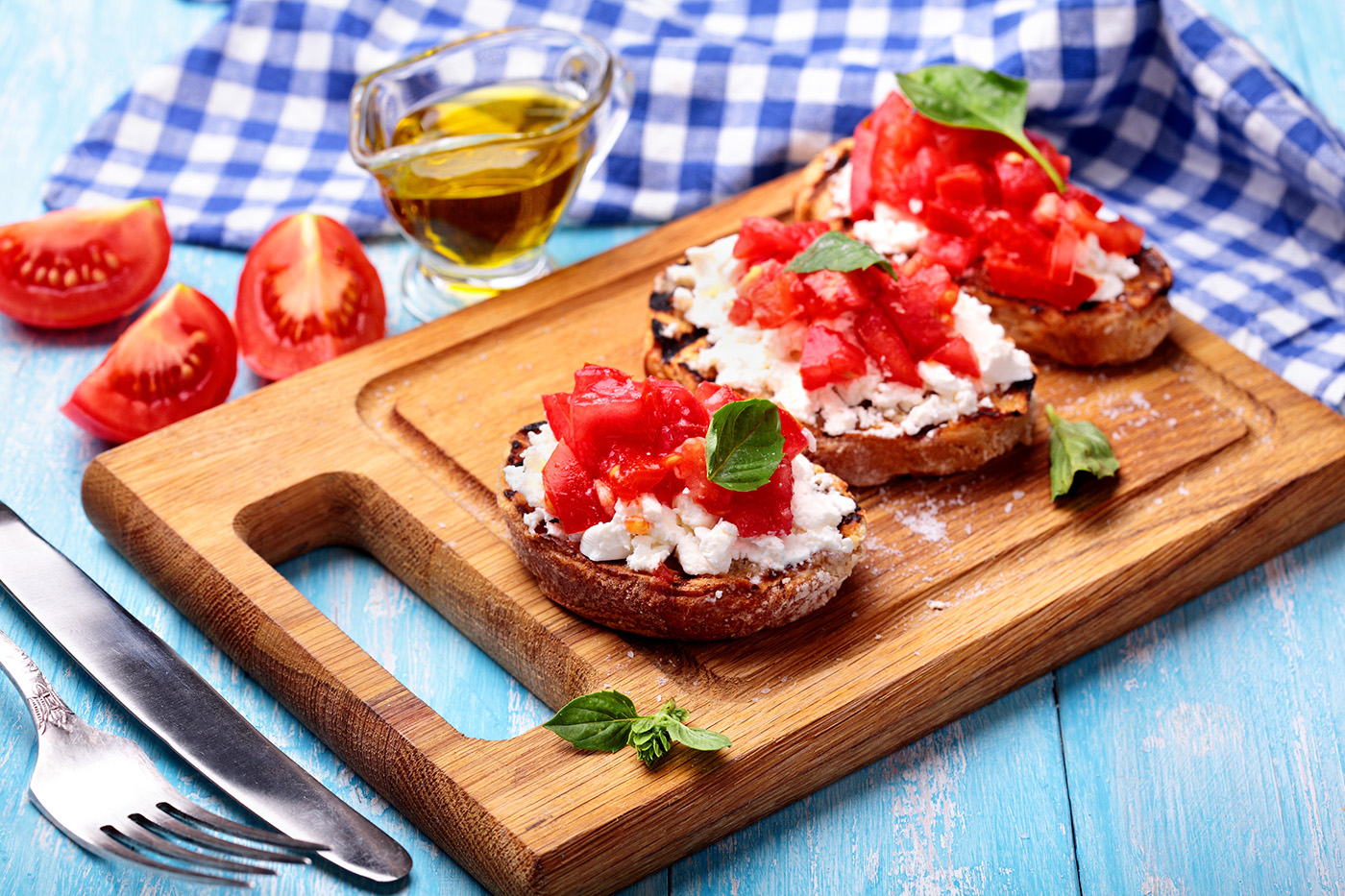 bread toast tomatoes feta Cheese tasty Food  rustic