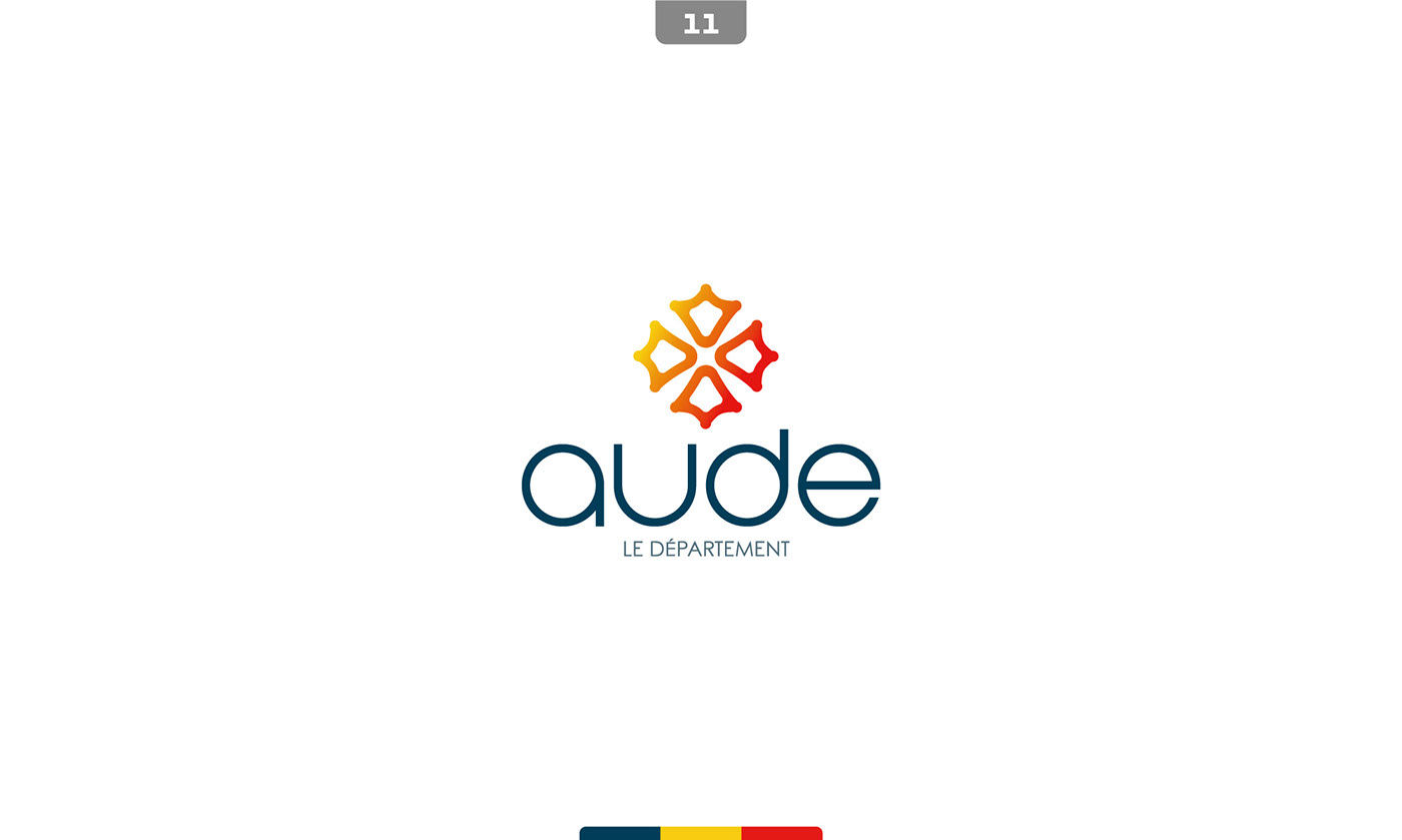AUDE département france logo Refonte refonte logo region