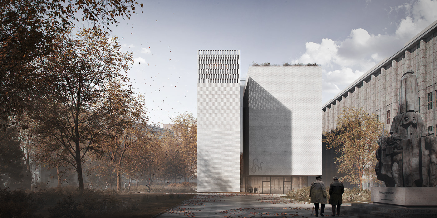 museum CGI Competition archviz vivid wyspiańskiego winning Proposal architecture contemporary