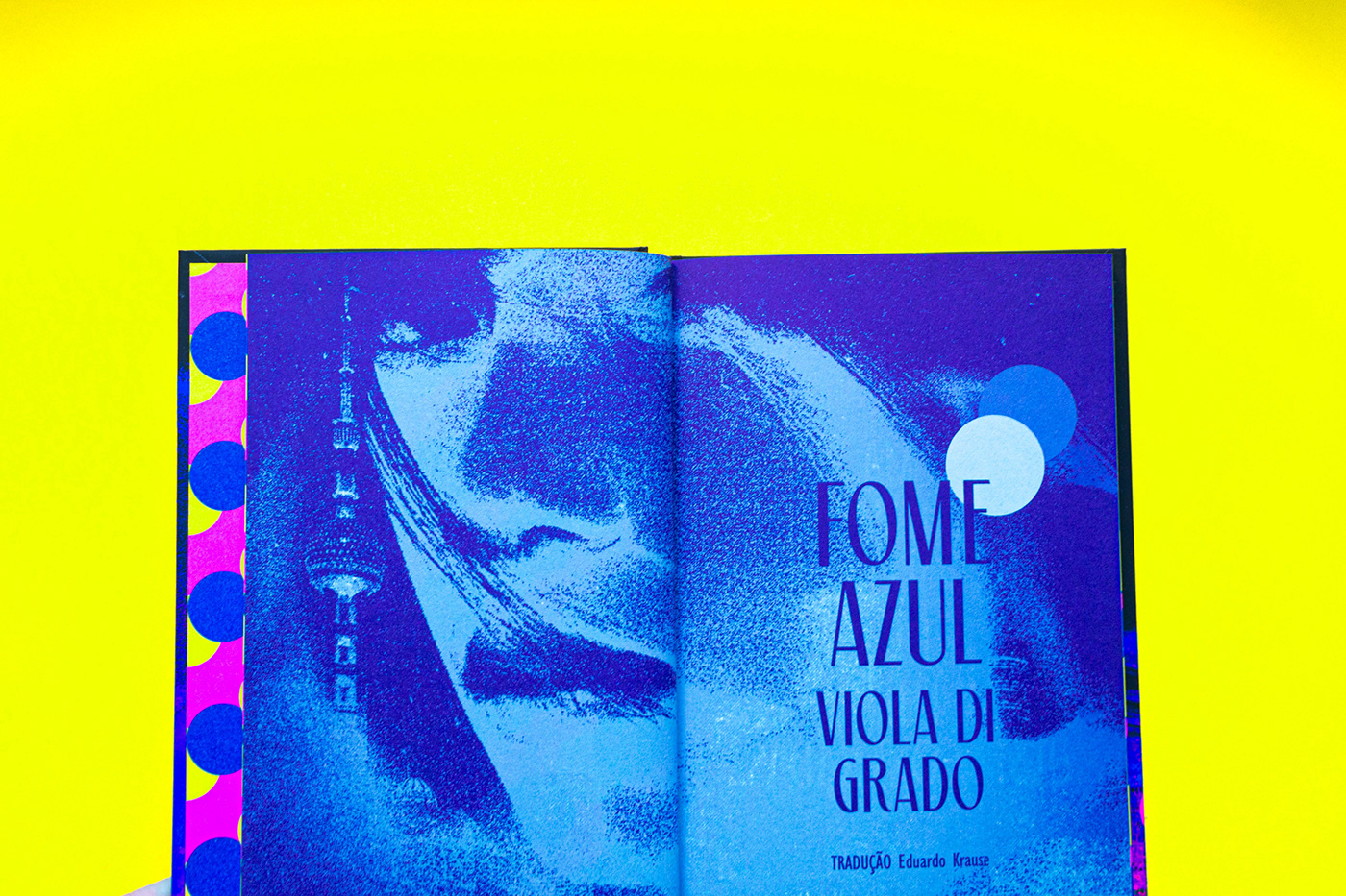book cover book design Capa capa de livro copertina dublinense fame blu fome azul tokyo viola di grado