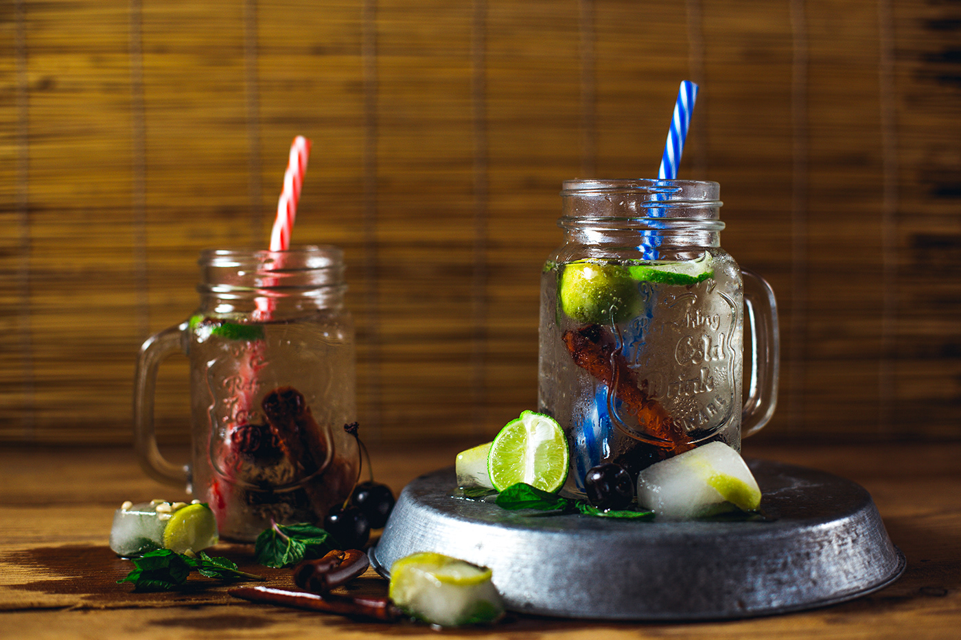 Advertising  beverage drink Food  food photography food styling jars low light mason jars Product Photography