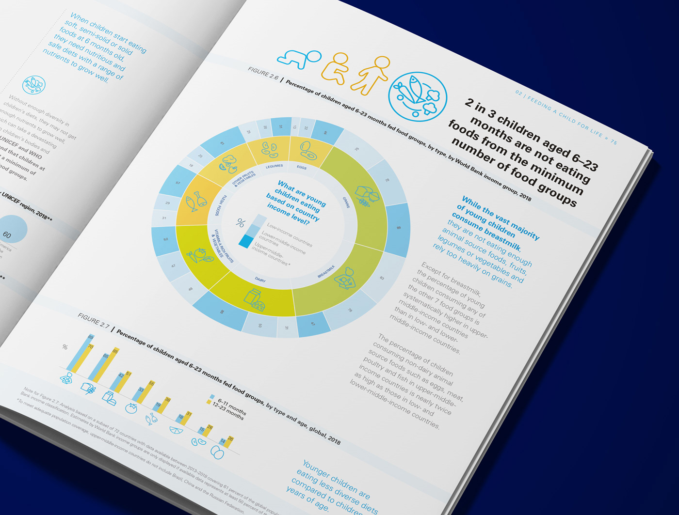 unicef infographic Icon United Nations publication design 信息设计 平面设计 报告设计 图形设计 平面設計
