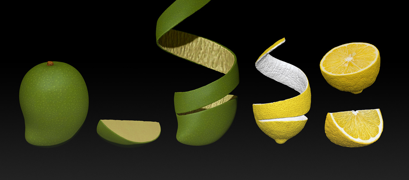 halls product Advertising  realistic CGI 3D retouching  lemon Food  Cadbury