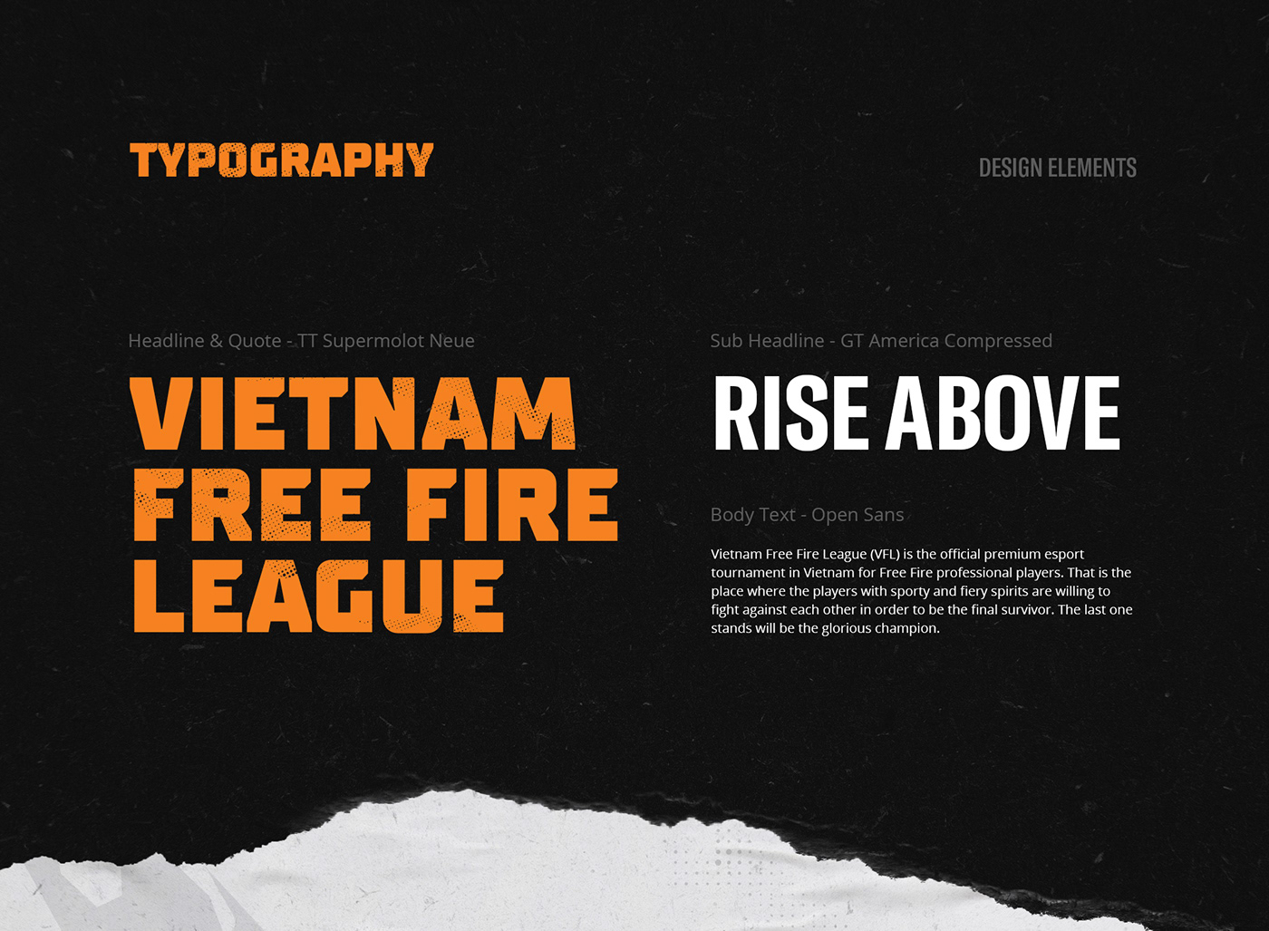 branding  esport tournament FREEFIRE game vfl visual identity esports free fire Yomost