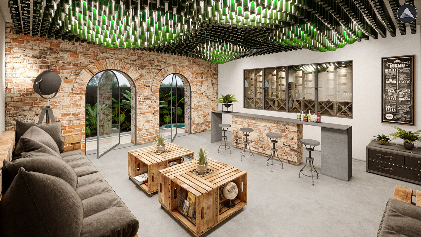 architecture design wine lounge Cellar luxury home arquitectura tendences alvarodelacruz