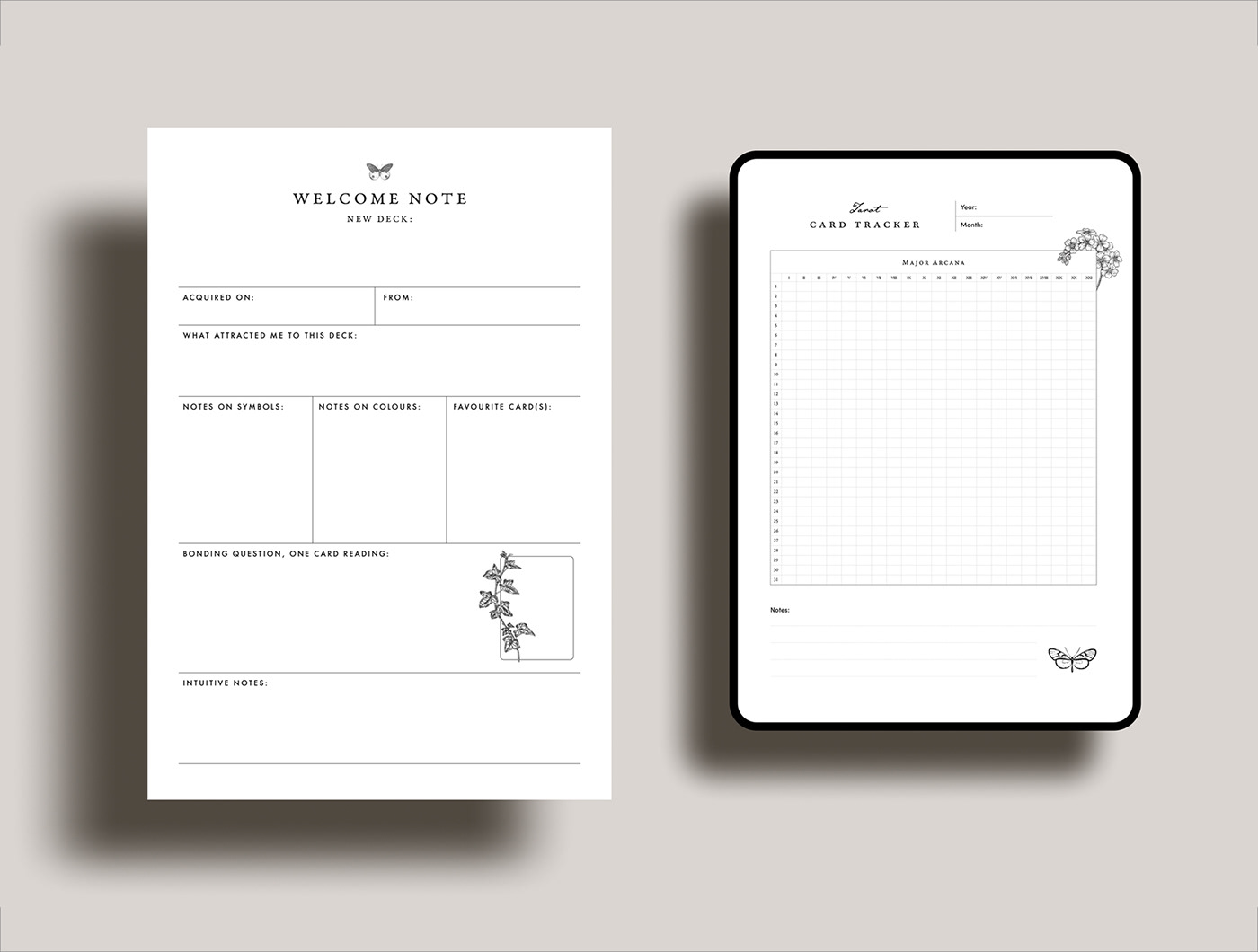 digital journal InDesign Layout iPad journal Journal Printable Layout Design pdf planner printable typography  