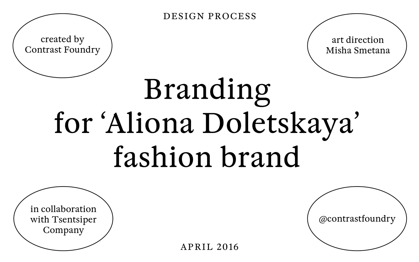 branding  Fashion  typography   abbreviation Caslon british russian