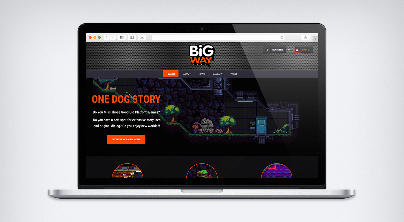 landing page game site web site Web Design  game design  wordpress marketing   Game Dev Game Site