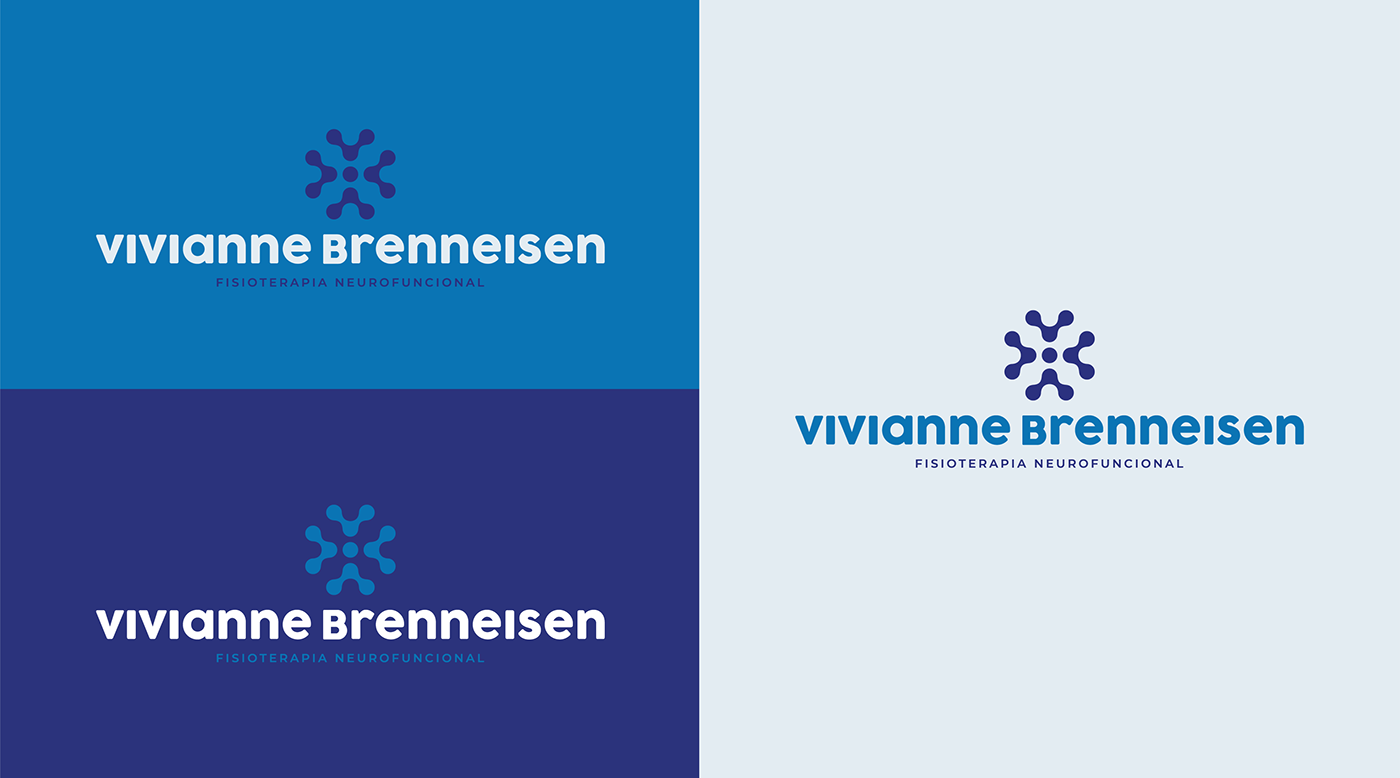 brand branding  fisioterapia identidade visual identity logo Logotype Neurofunctional physiotherapy visual identity