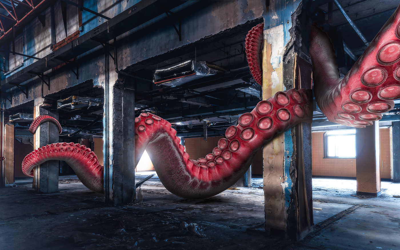 art manipulation octopus colors photoshop graphics