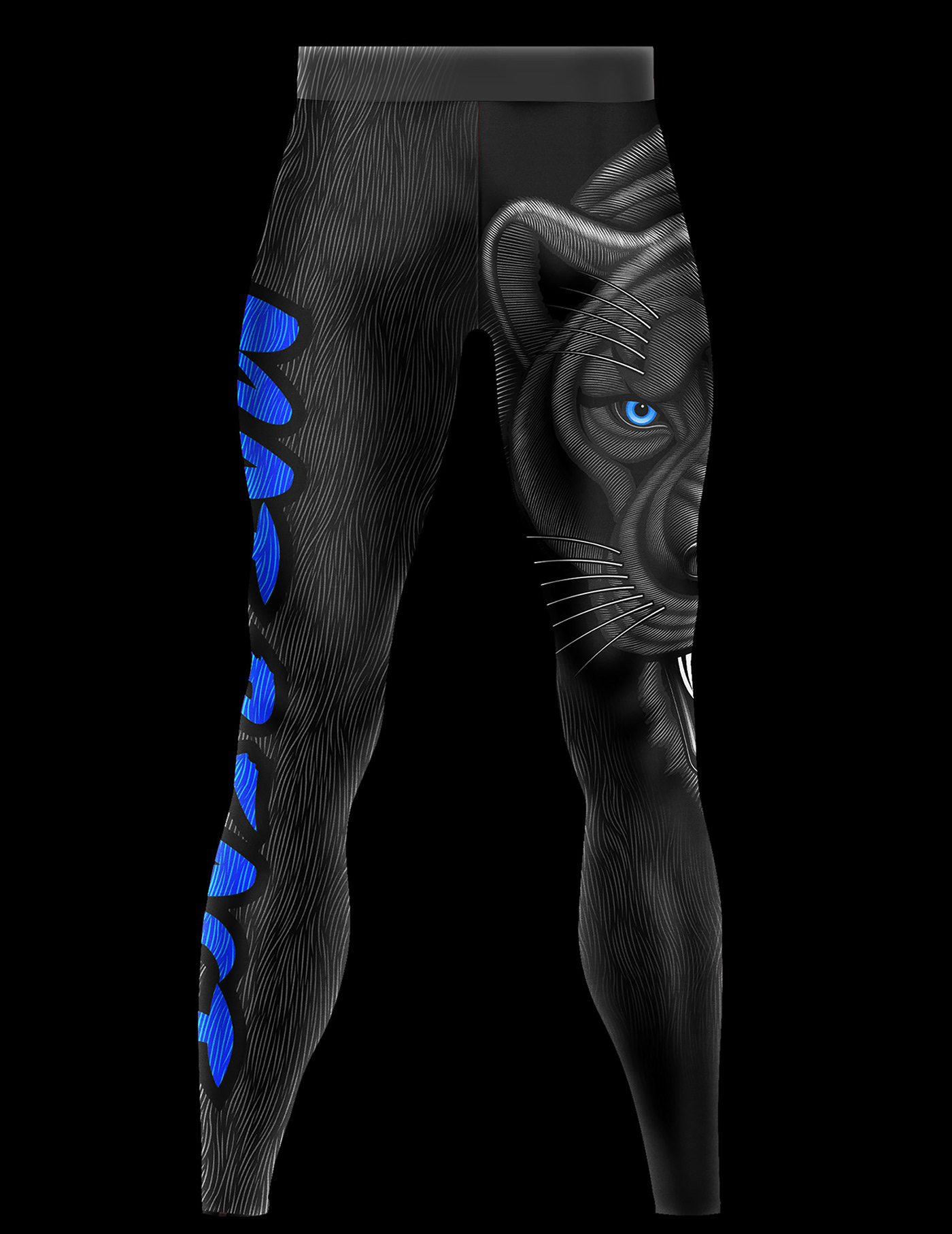 BJJ black panther cats Grappling jiu jitsu MMA panther Rash guard Sportswear vector