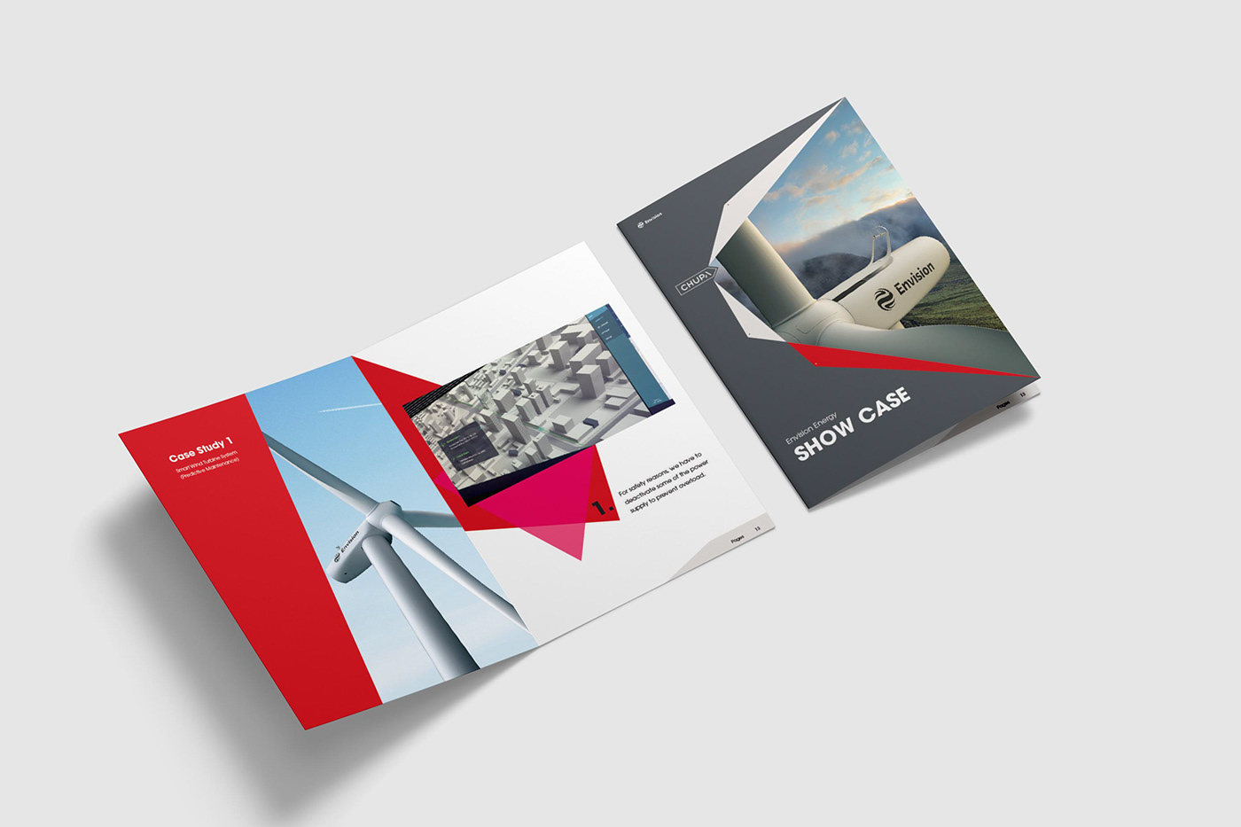 brochure envision graphic print