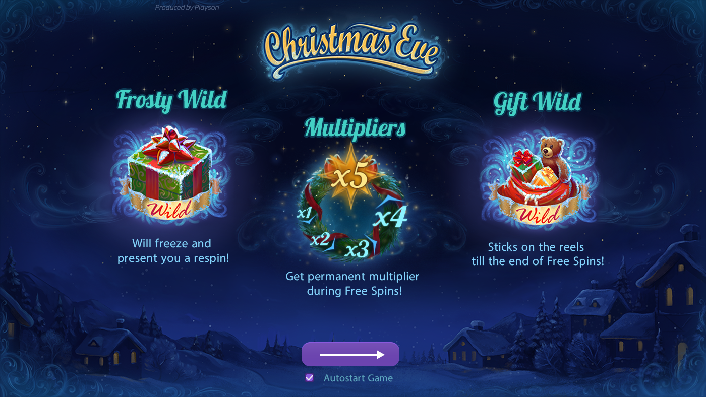 Christmas x-mas Slots gambling GUI