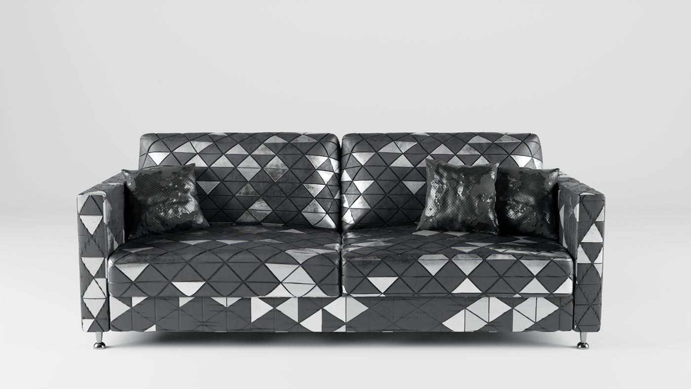 sofa sillones furniture Render 3D architecture interior design  Couch couch design