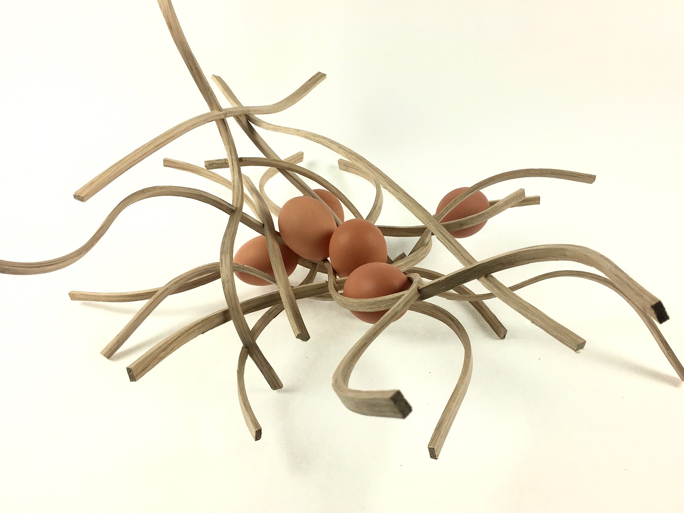 wood Lamination nest egg