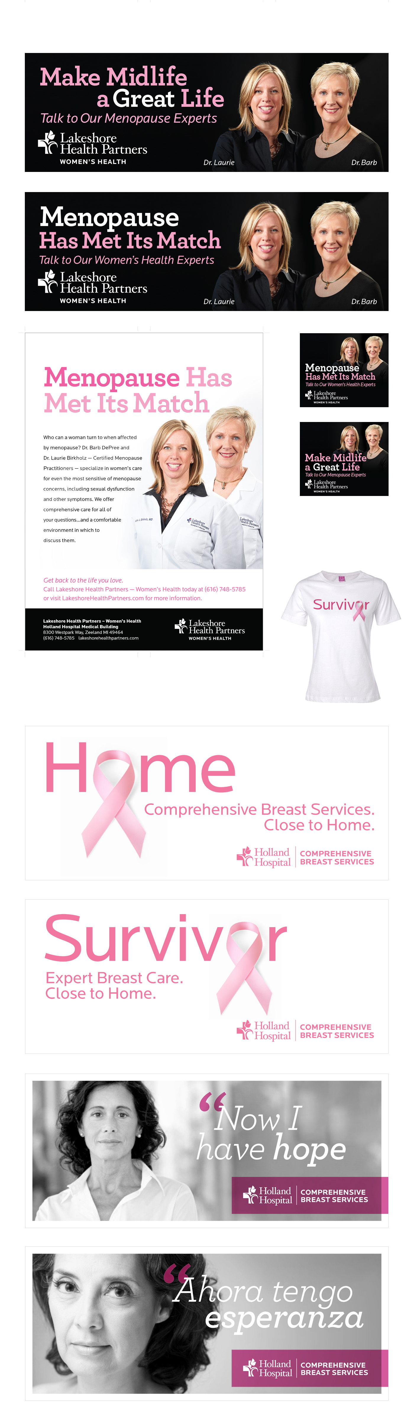 women Health breast care hospital female midlife menopause health marketing Holland health care