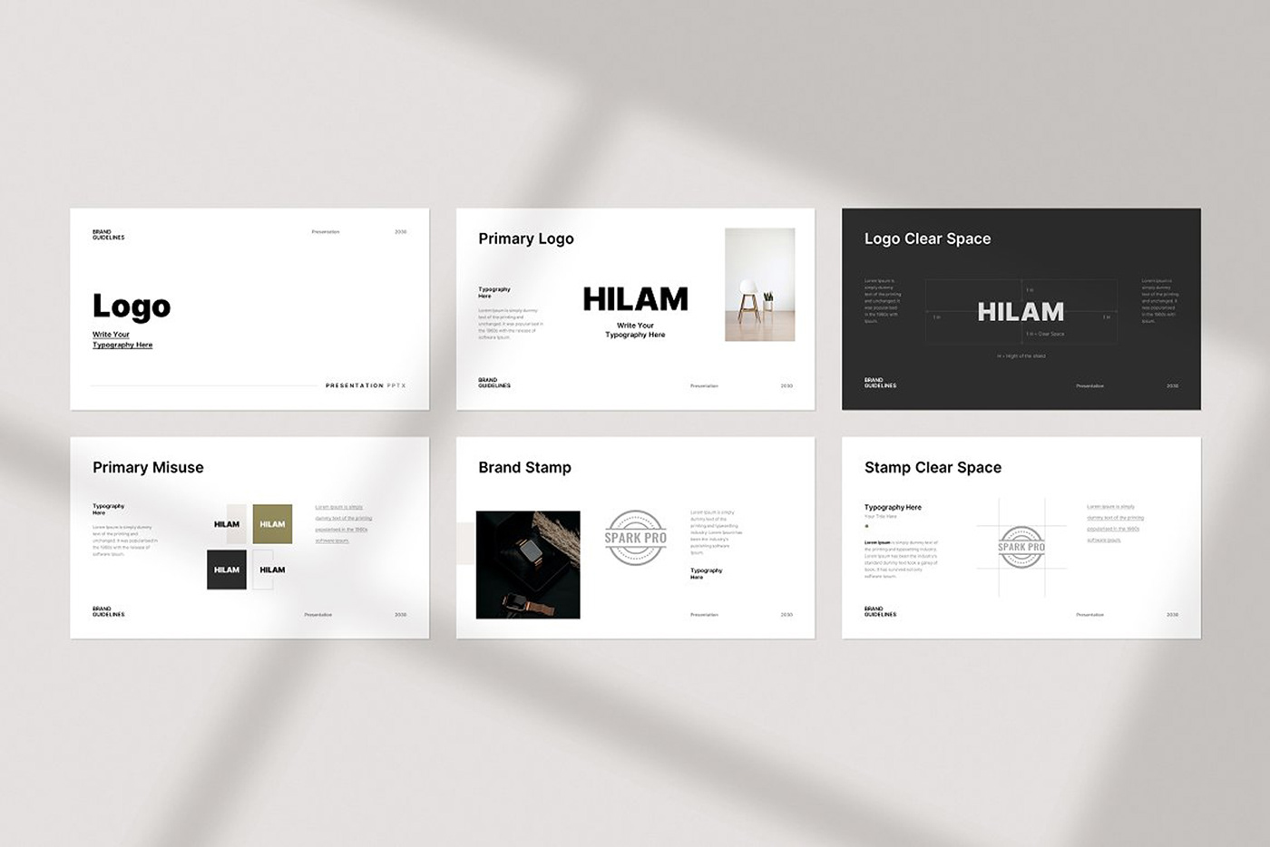 brand guidelines brand manual Brand Presentation brand proposal Brand style brandbook guide book Style Guide template