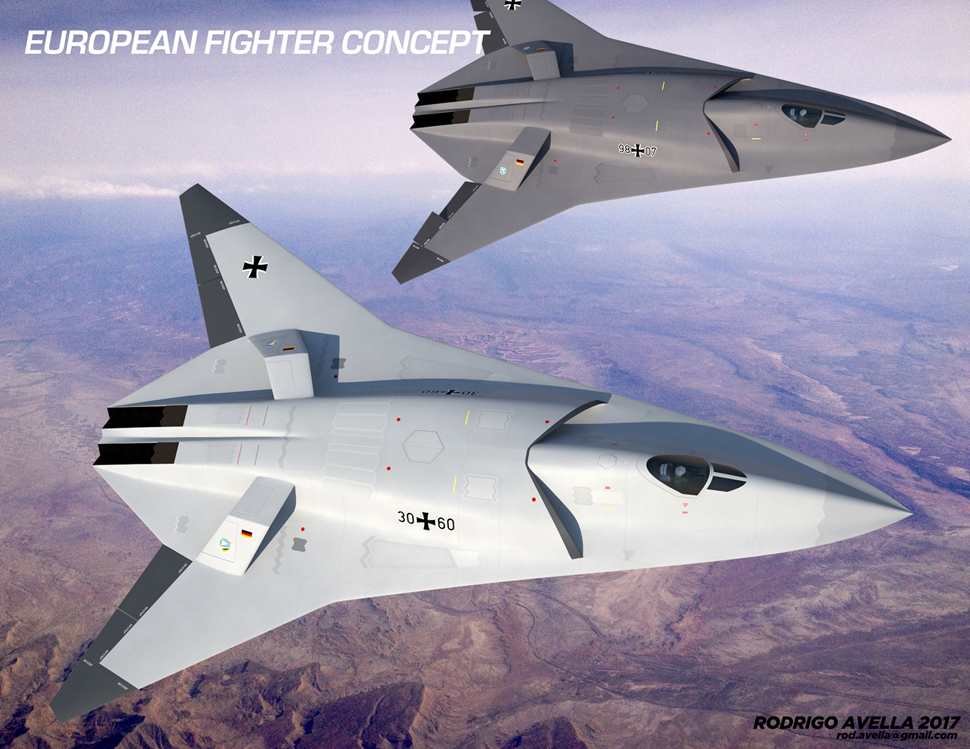 6th aircraft concept fighter future fx model sixth stealth study faxx next generation air dominance jet european f/a-xx