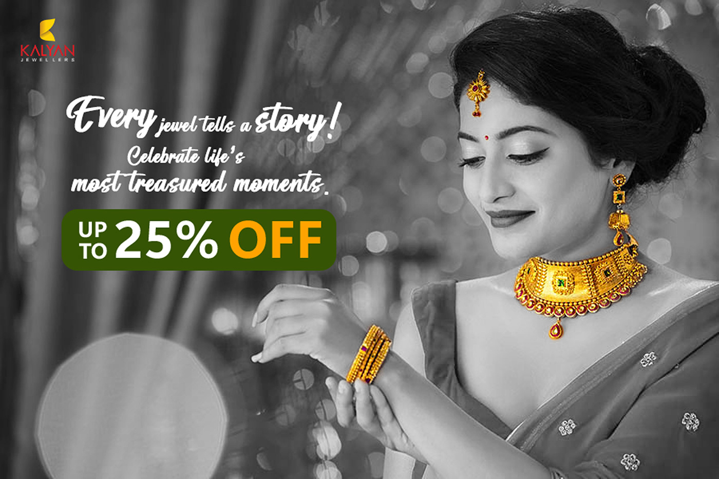 ads beauty gold Jewellery kalyan offer premium sale