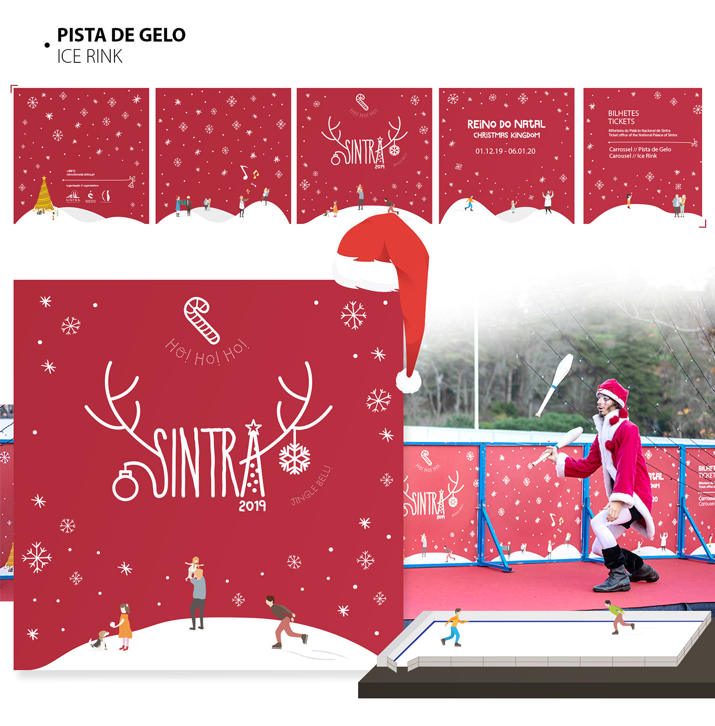 Ice Rink Ice Skates information Nacional Palace Pista de Gelo price list PSML Reino do Natal sintra tickets