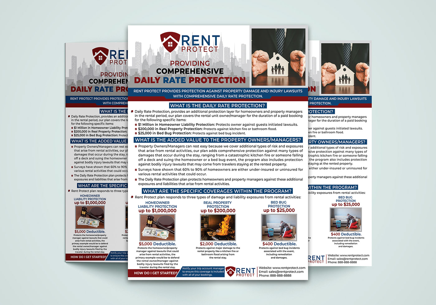 A4 print  rent protection rent protection FLYER