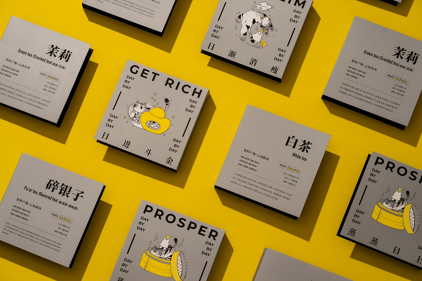 Cat Food  Illustrator Packaging tea