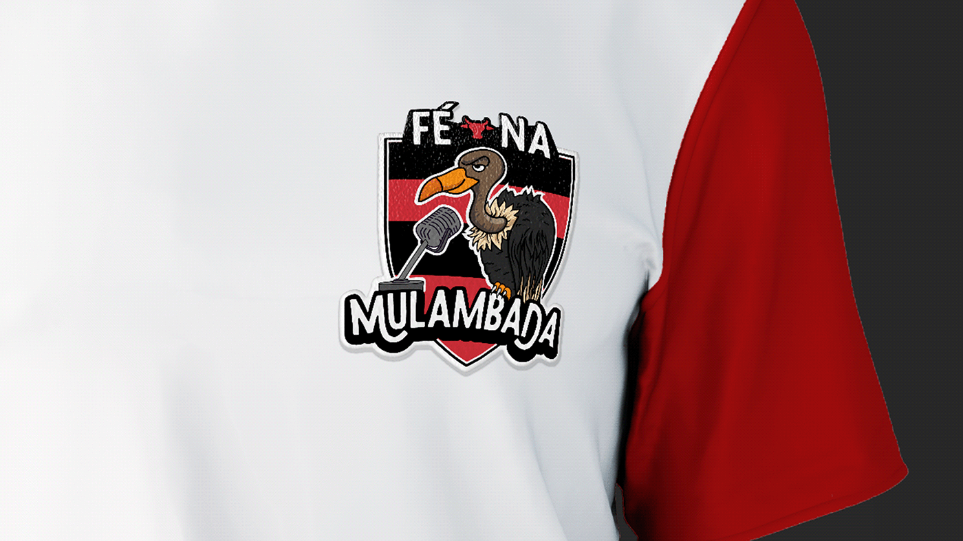 branding  CRF flamengo identidade visual mulambada podcast urubu vulture