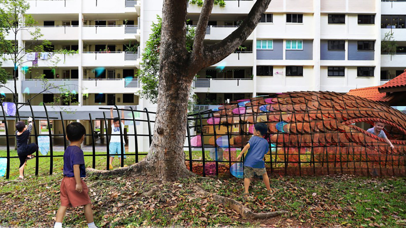 children creature industrial design  light Nature Playground playscape singapore
