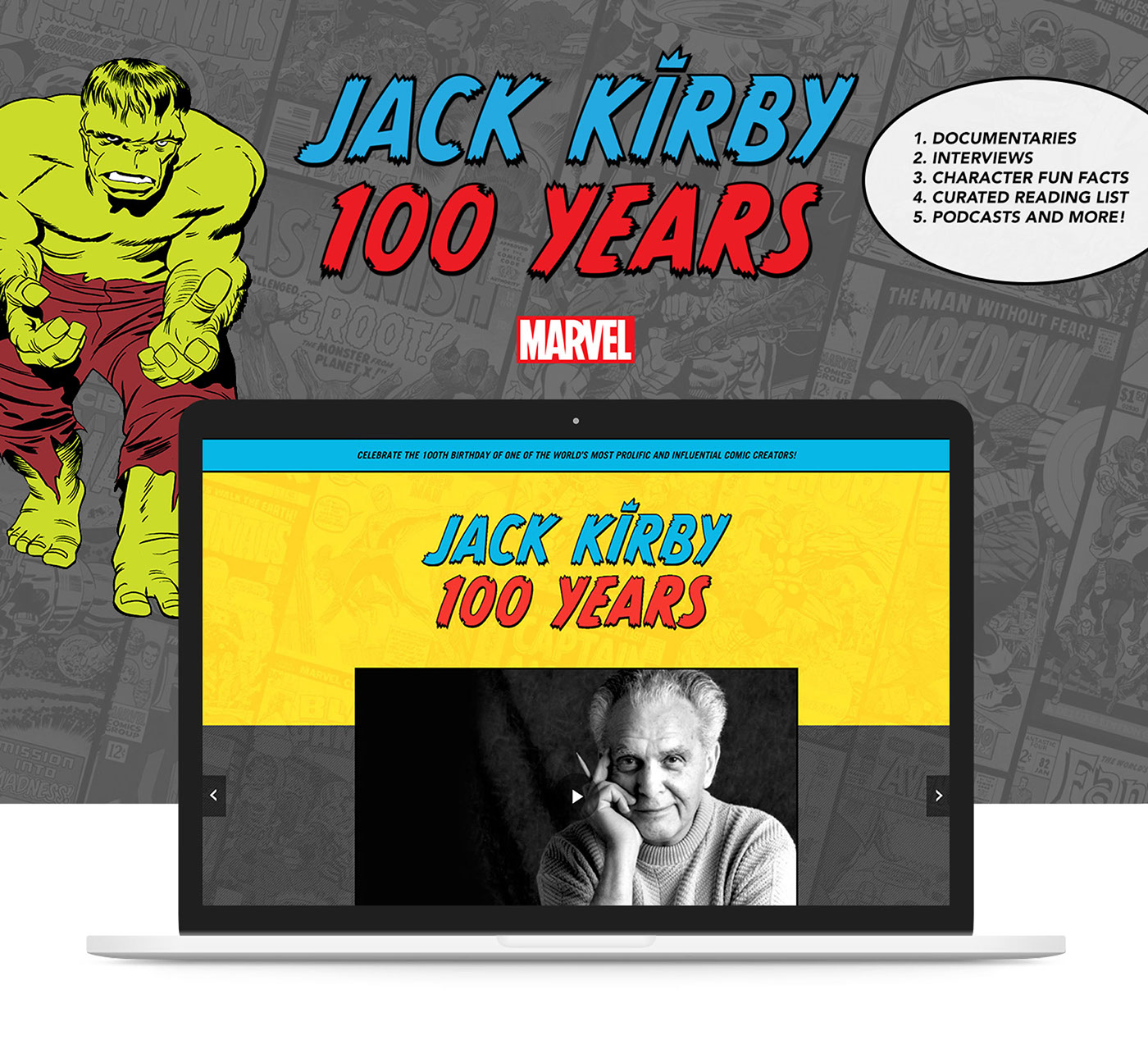 jack kirby marvel comics legend captain america Thor Hulk black panther disney king