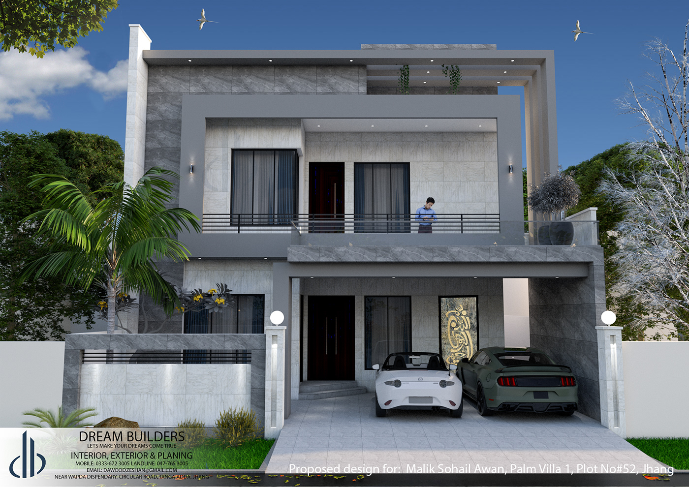 architecture Render visualization 3D modern vray SketchUP exterior house housing