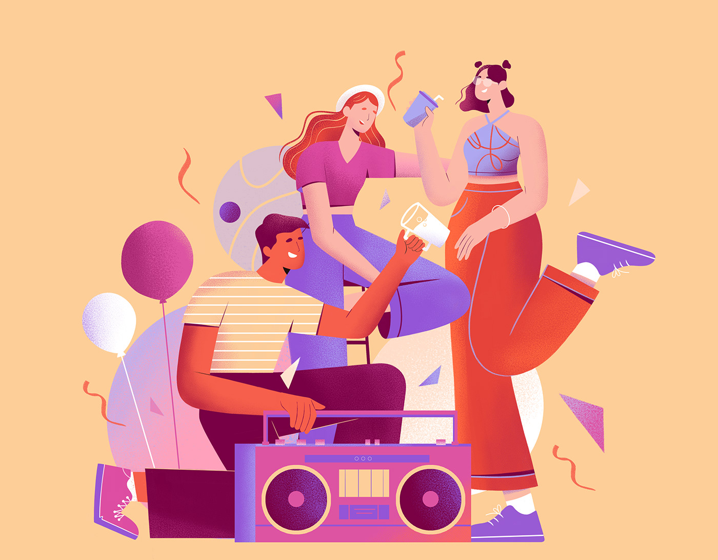 Party time on Behance