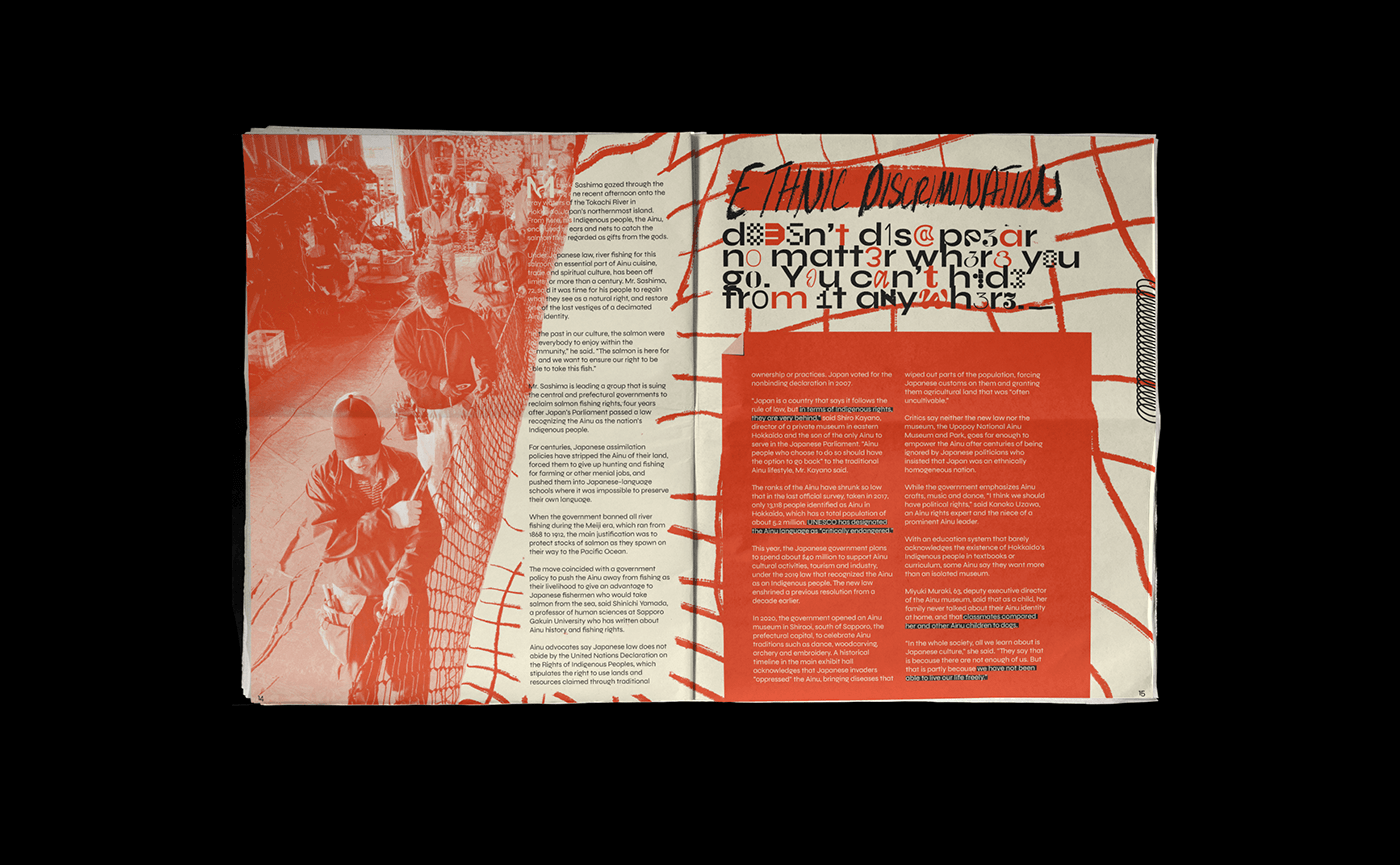 Zine Design Zine  editorial design  newspaper design typography   Layout Design punk ILLUSTRATION  indigenous Native