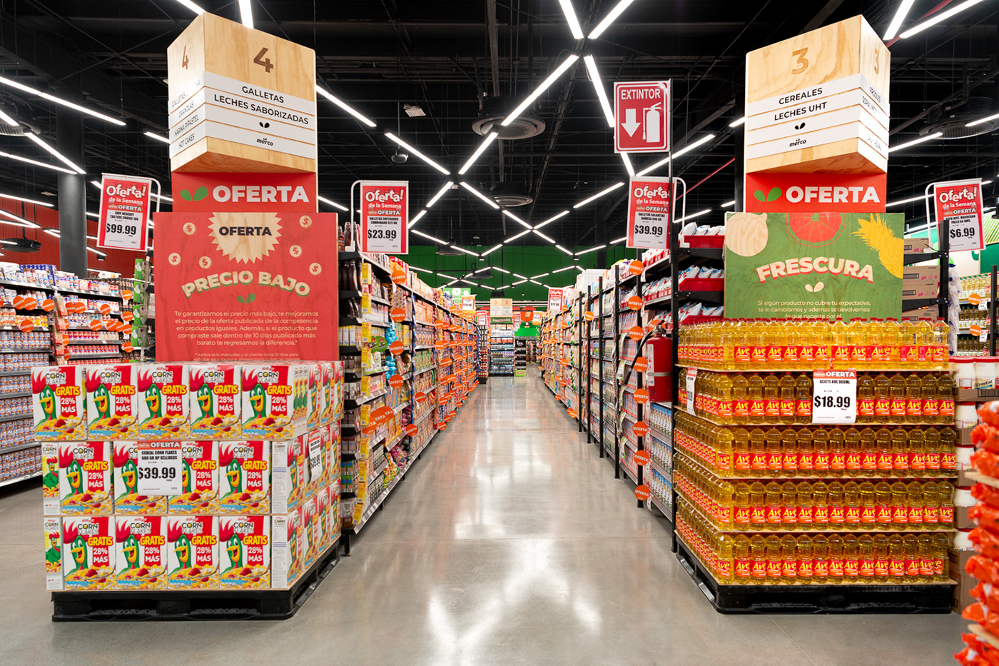 Retail Supermarket merco Interior storedesign Dairy Grocery trend design Fruit
