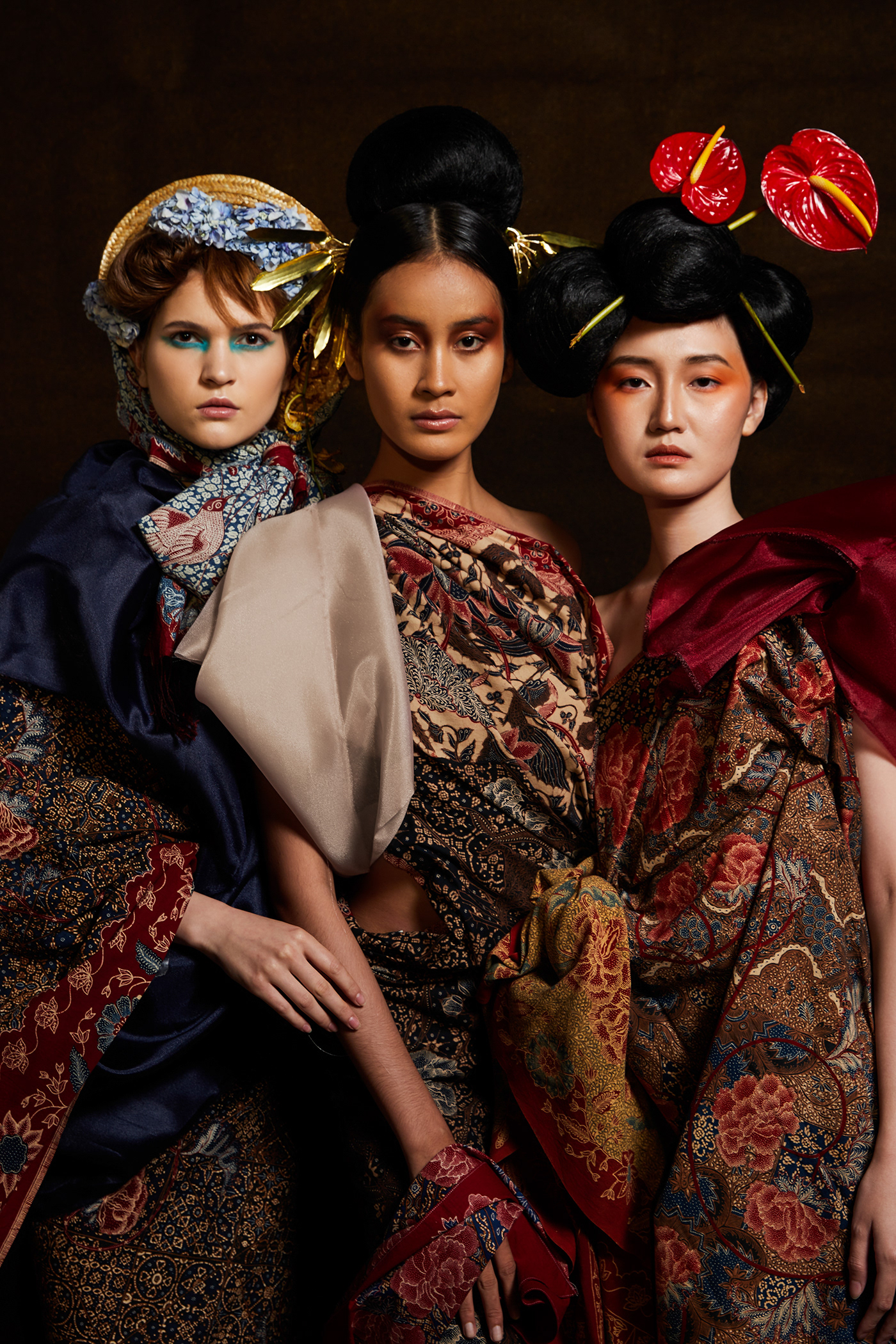 woman batik editorial