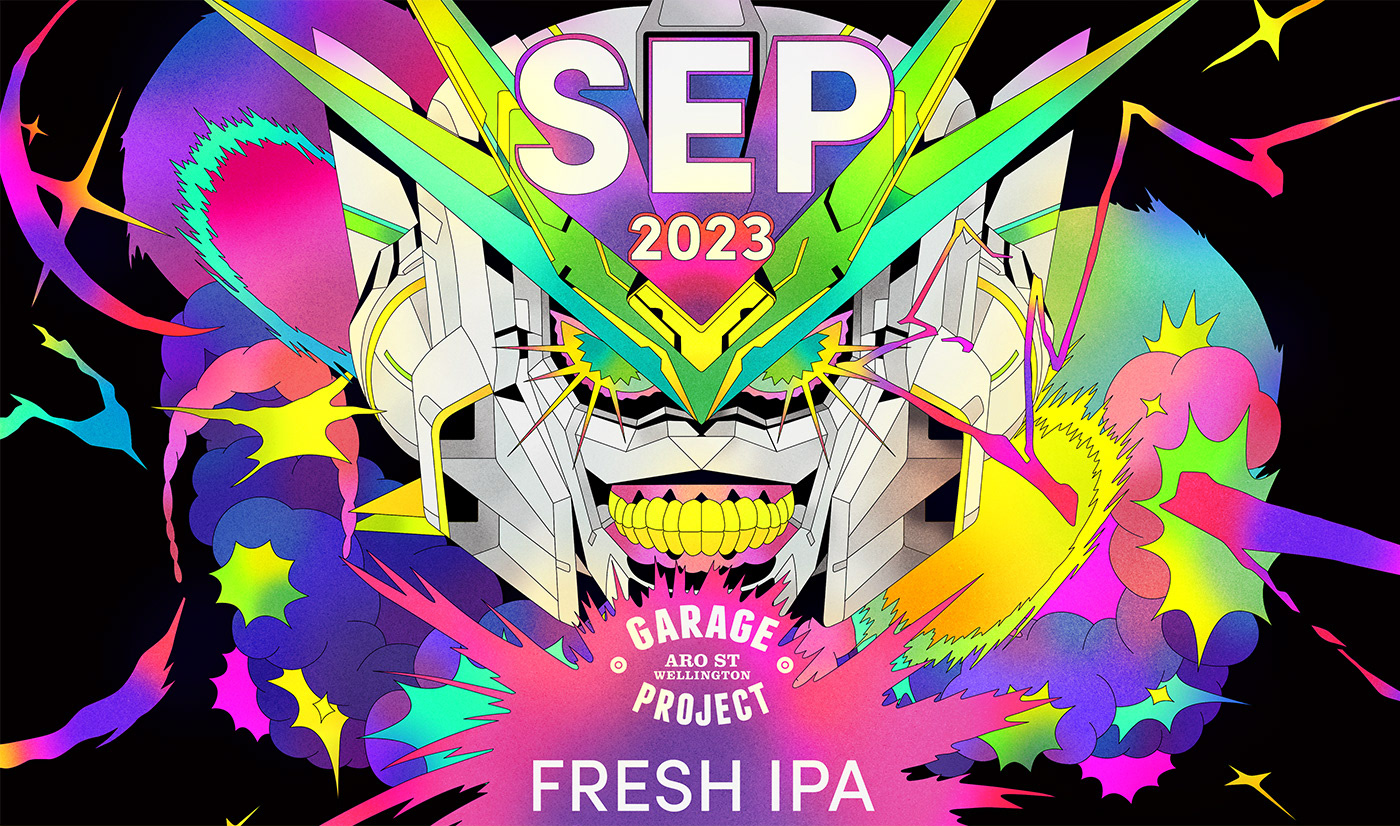 craft beer psychedelic beer acid typography   lettering festival poster beer label packaging Summer Festival Music Festival