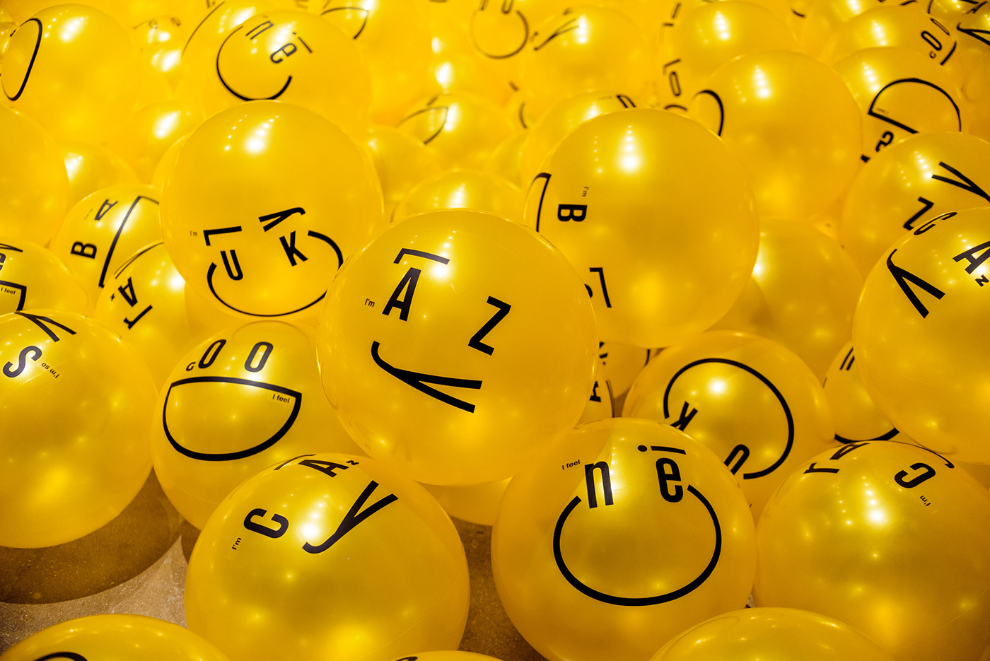 Emoji Emoticon smiley installation yellow emoji art Smiley Art contemporary art asian art design festival