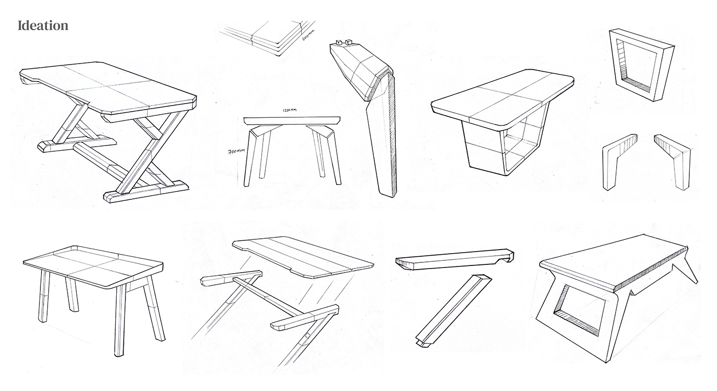 3d modeling wooden table interior design  modern furniture design  blender Interior design rhino modeling