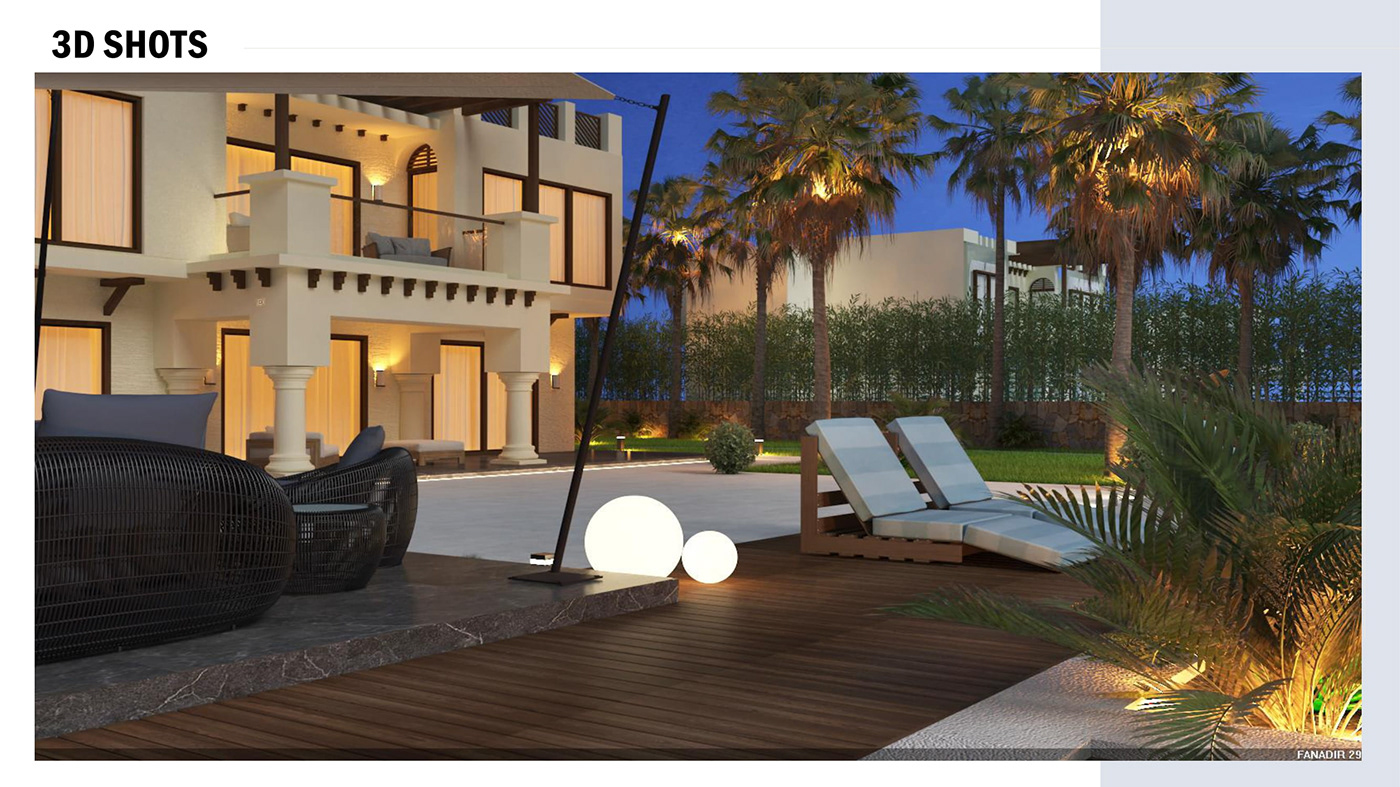 3D 3ds max architecture exterior house interior design  Landscape Nature Render visualization