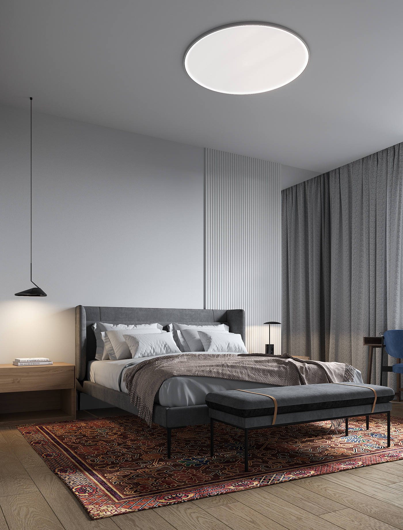 architecture design interior design  Moscow autodesk 3ds max Digital Art  modern corona renderer apartment grand deluxe