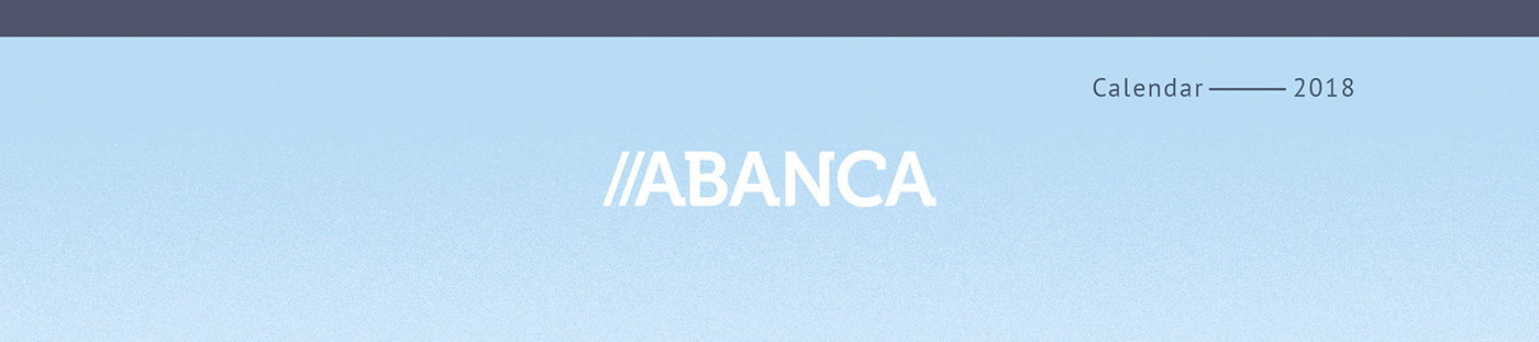 ILLUSTRATION  calendar2018 graphicdesign ABANCA calendar lettering srreny