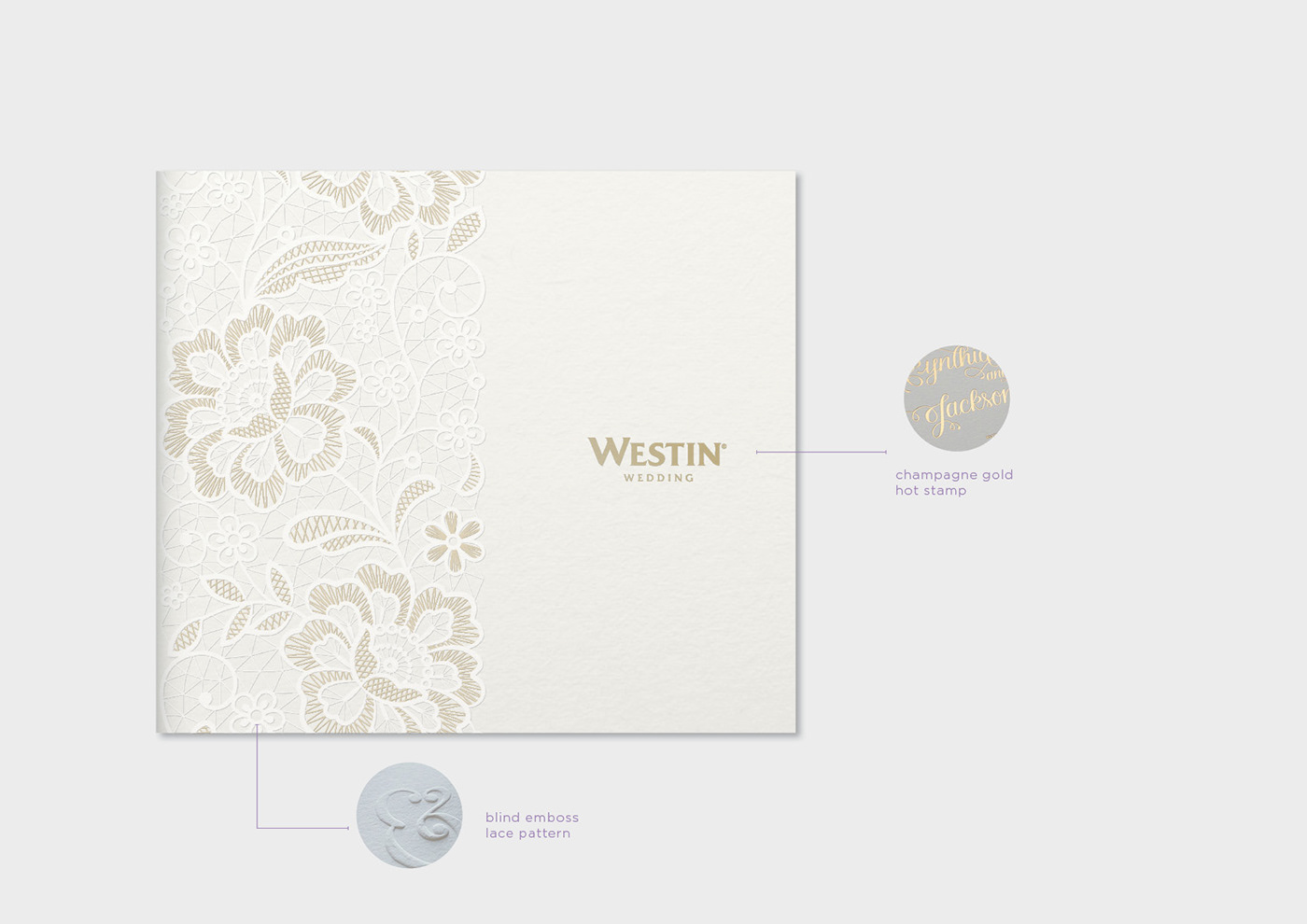 Westin hotel wedding brochure Packaging jakarta indonesia profile ballroom editorial