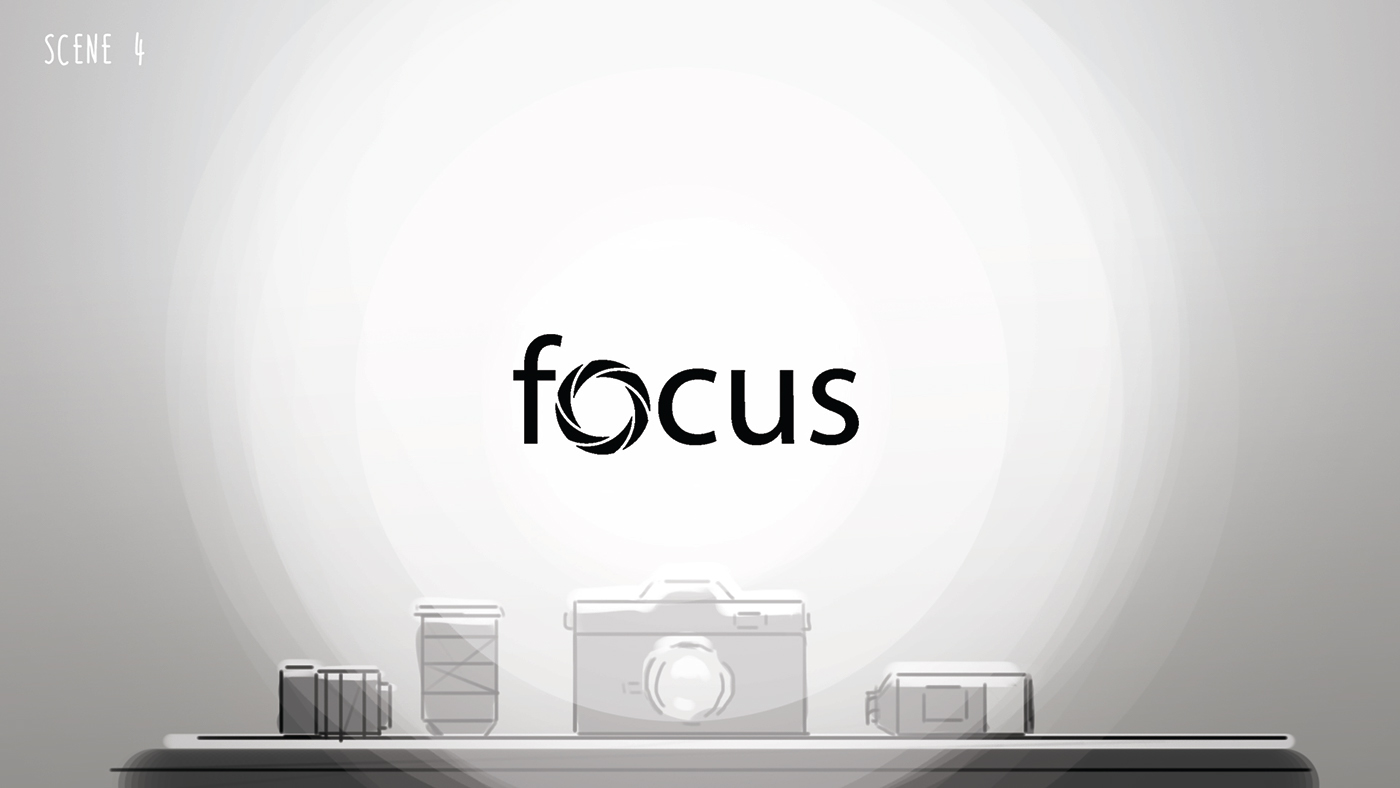 logo Logo Design brand visual identity Focus Photography 